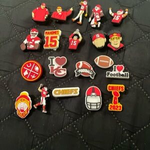 Kansas City Chiefs Shoe Charms Set